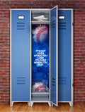 It's Not Over When You Lose — Baseball Locker Mural | Locker Love