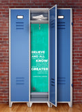 Believe & Know — Motivational Locker Mural | Christian Larson Quote | Locker Love