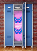 You Are Braver Than You Believe — Butterfly Locker Mural | Christopher Robin Quote | Locker Love