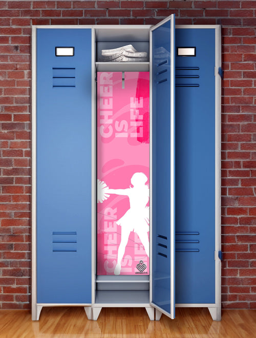 Cheer Is Life — Cheerleading Locker Mural | Locker Love