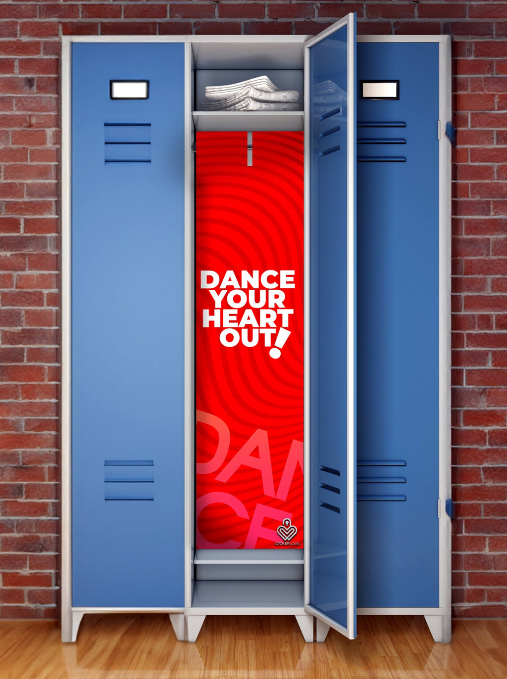 Dance Your Heart Out — Dance Locker Mural | Locker Love
