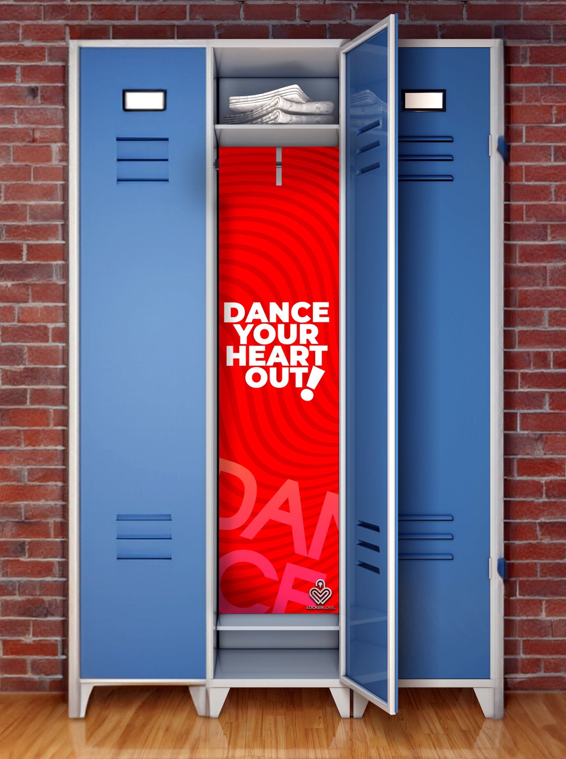 Dance Your Heart Out — Dance Locker Mural | Locker Love