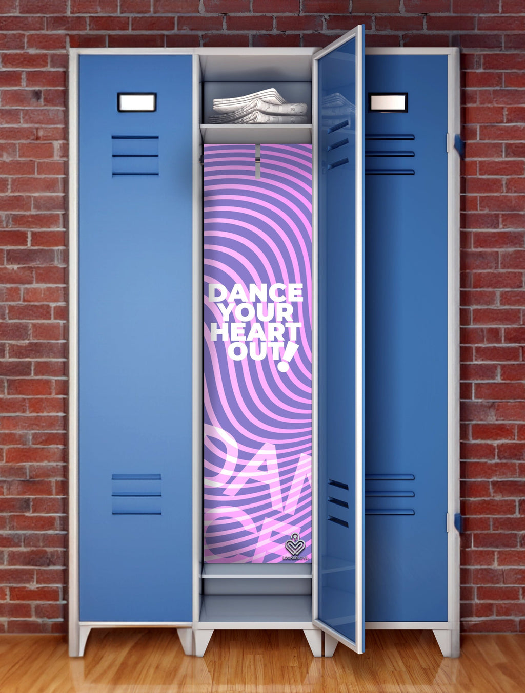 Dance Your Heart Out — Dance Locker Mural | Locker Love
