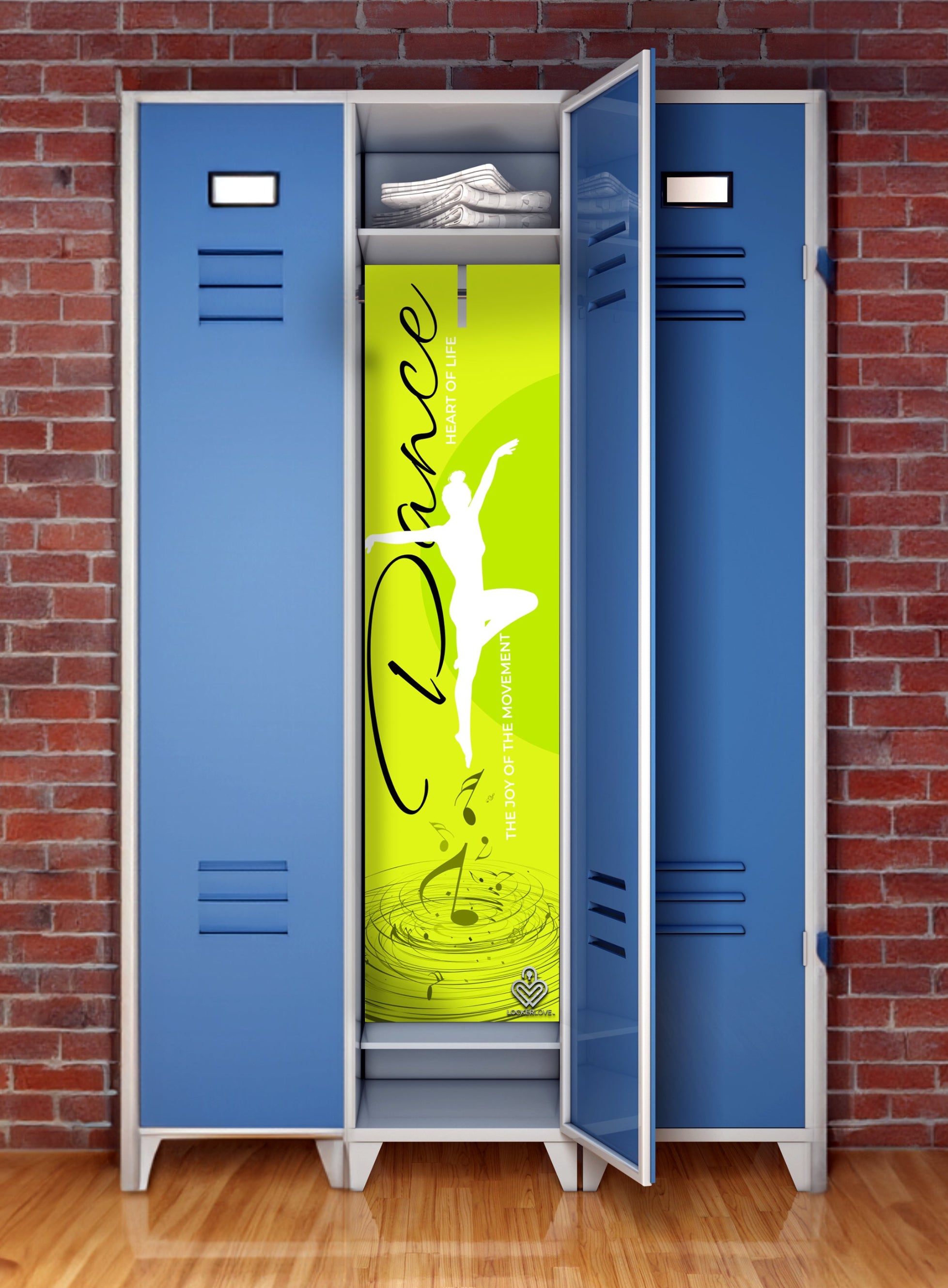 Dance Heart of Life — Dance Locker Mural | Locker Love